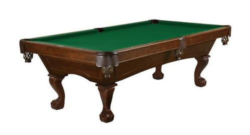 Brunswick Allenton Pool Table Shown with Ball & Claw in Chestnut