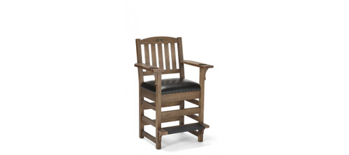 Brunswick Centennial Player's Chair - Set of 2 - RUSTIC DARK BROWN