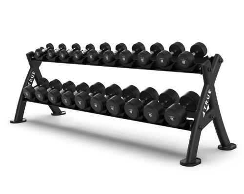 True Fitness Dumbbell Rack (6 Pair - 30 Pair) - Rack ONLY