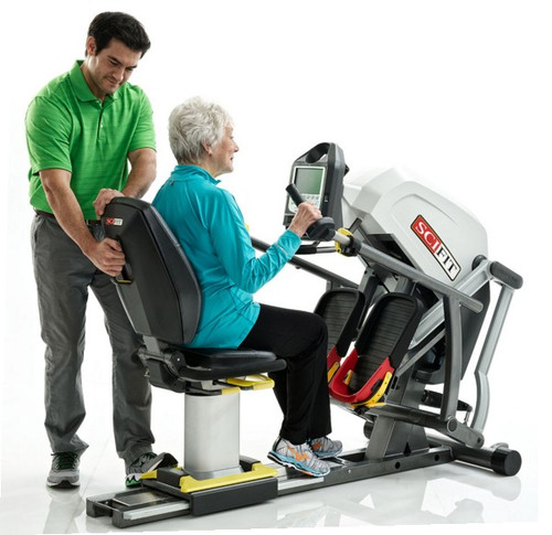 SciFit StepOne Recumbent Stepper - Shown with Premium Seat
