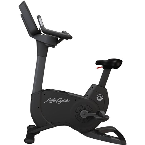 Life Fitness Platinum Club Series Upright Bike with Discover SE3 HD Console - BLACK ONYX