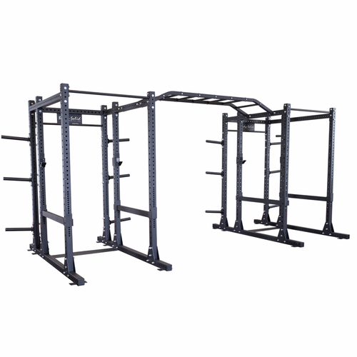 Body-Solid Commercial Extended Double Power Rack Package