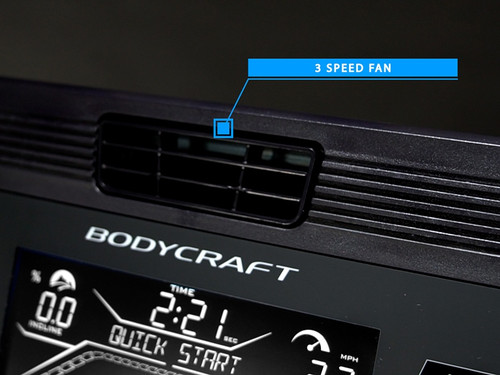 BodyCraft T1000 9″ LCD Treadmill