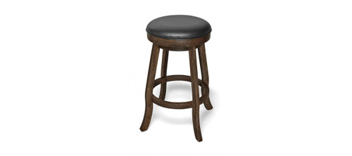 Brunswick Traditional Backless Bar Stool - NUTMEG