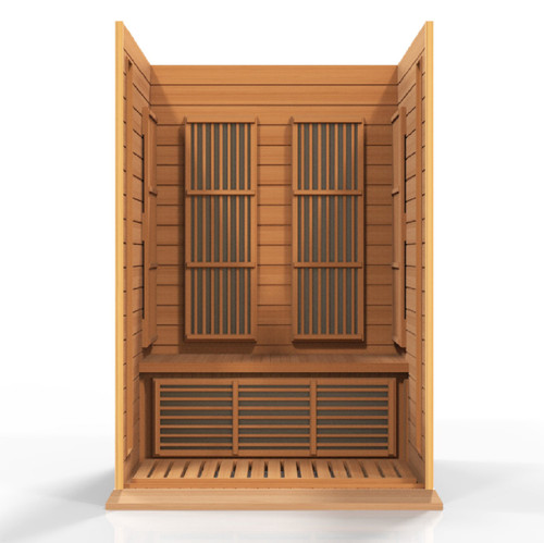 Golden Designs MX-K206-01 Maxxus Low EMF FAR Infrared Sauna Canadian Red Cedar