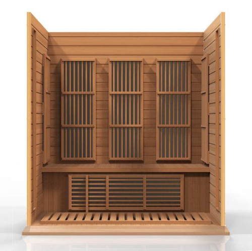 Golden Designs MX-K306-01 Maxxus Low EMF FAR Infrared Sauna Canadian Red Cedar