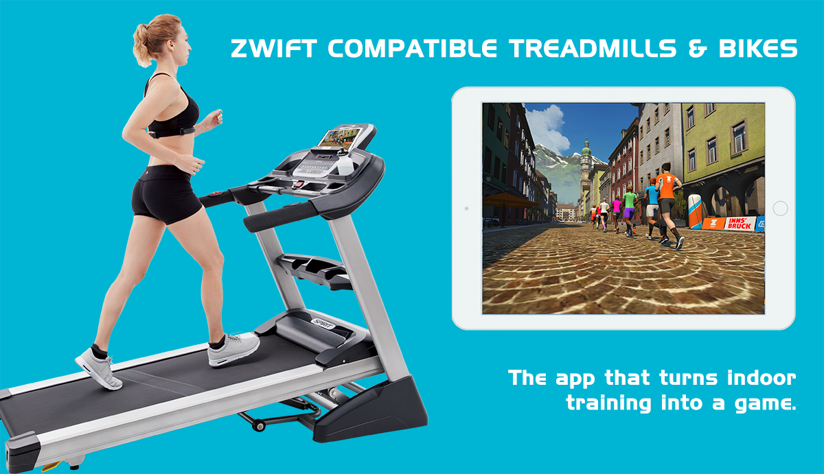 ZWIFT COMPATIBLE TREADMILLS AND BIKES - image