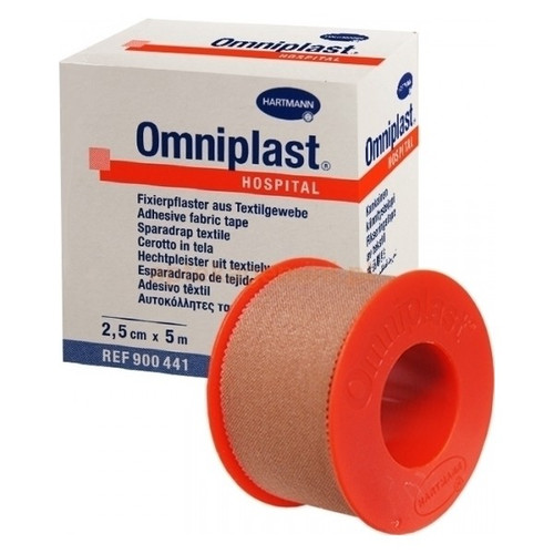 Hartmann omniplast esparadrapo tela carne 5 m x 2,5 cm