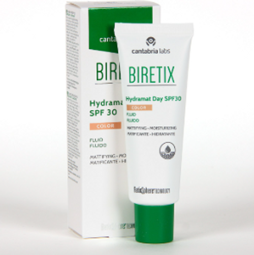 Biretix HydraMat Day SPF 30 Fluido con Color