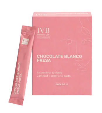 IVB 10 STICK SABOR CHOCOLATE BLANCO-FRESA