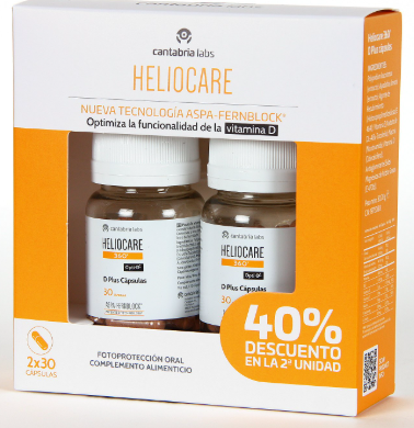Heliocare 360º Duplo Cápsulas D Plus 