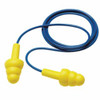 E-A-R Ultrafit Earplugs, Polymer, Yellow, Corded, Box *free shipping