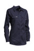 7oz. Ladies Navy  FR Uniform Shirts | Advanced Comfort 88/12