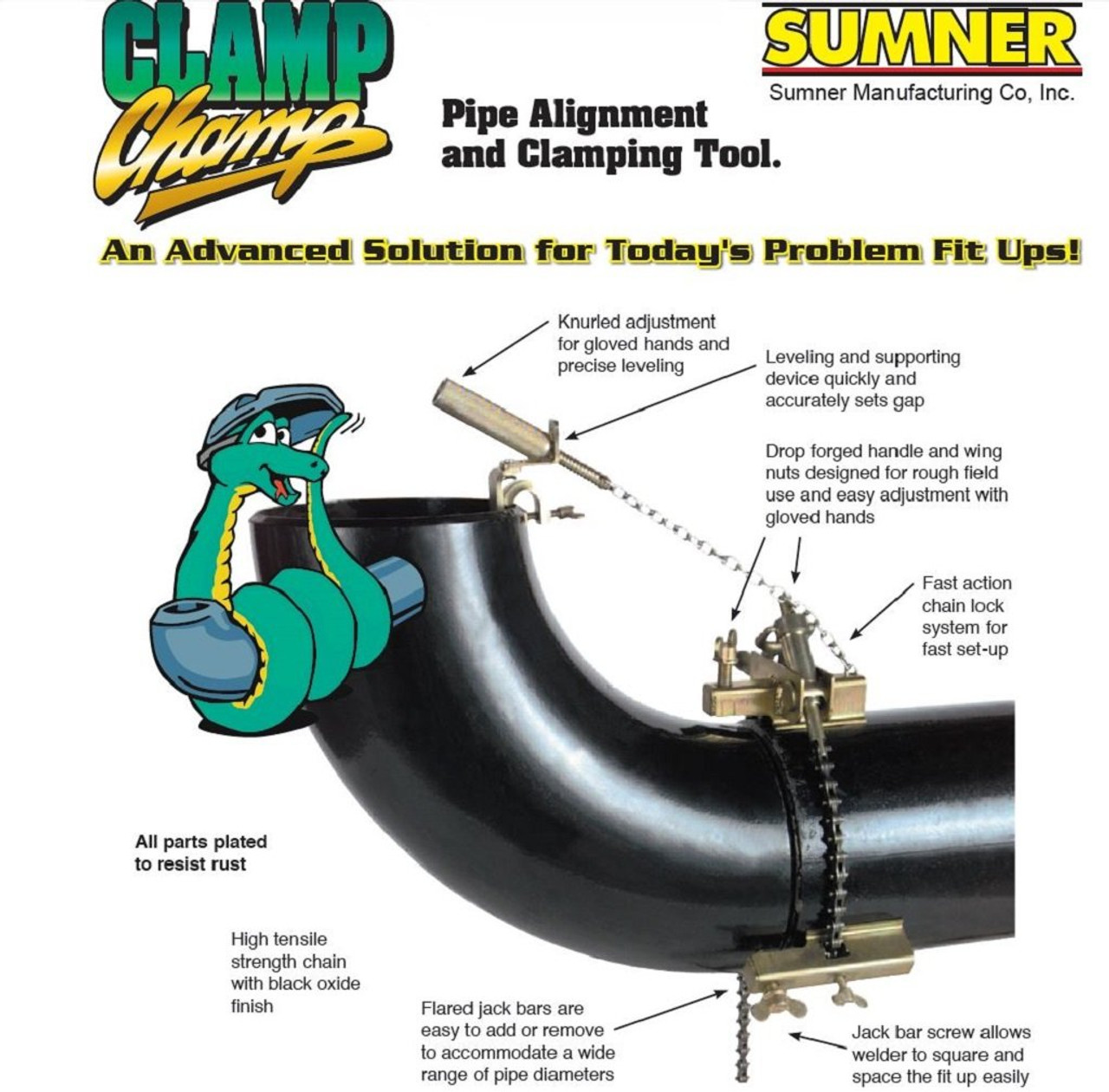 ALIGNRITE Straight Clamps - Pipeline Equipment Resources Company