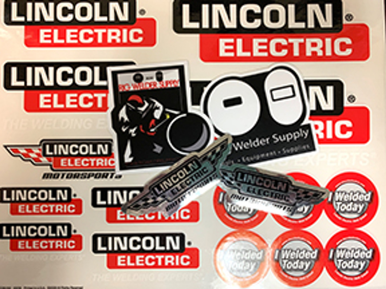 Rig Welder Supply & Lincoln Sticker Bundle *FREE Shipping*