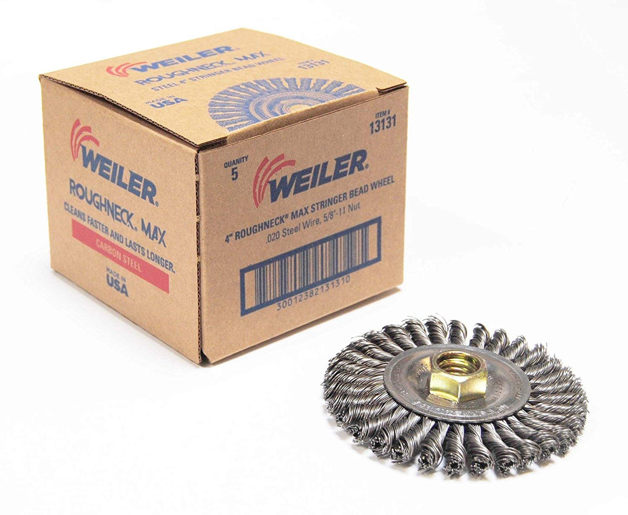 4" Weiler Roughneck Stringer Bead Wheel Box of 5  *FREE SHIPPING*