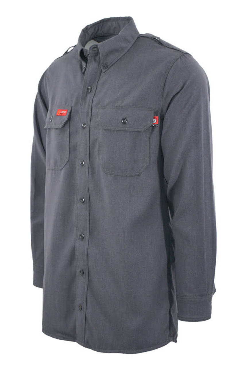 FR DH Air Uniform Shirts Gray | made with 5.5oz. Westex® DH Air