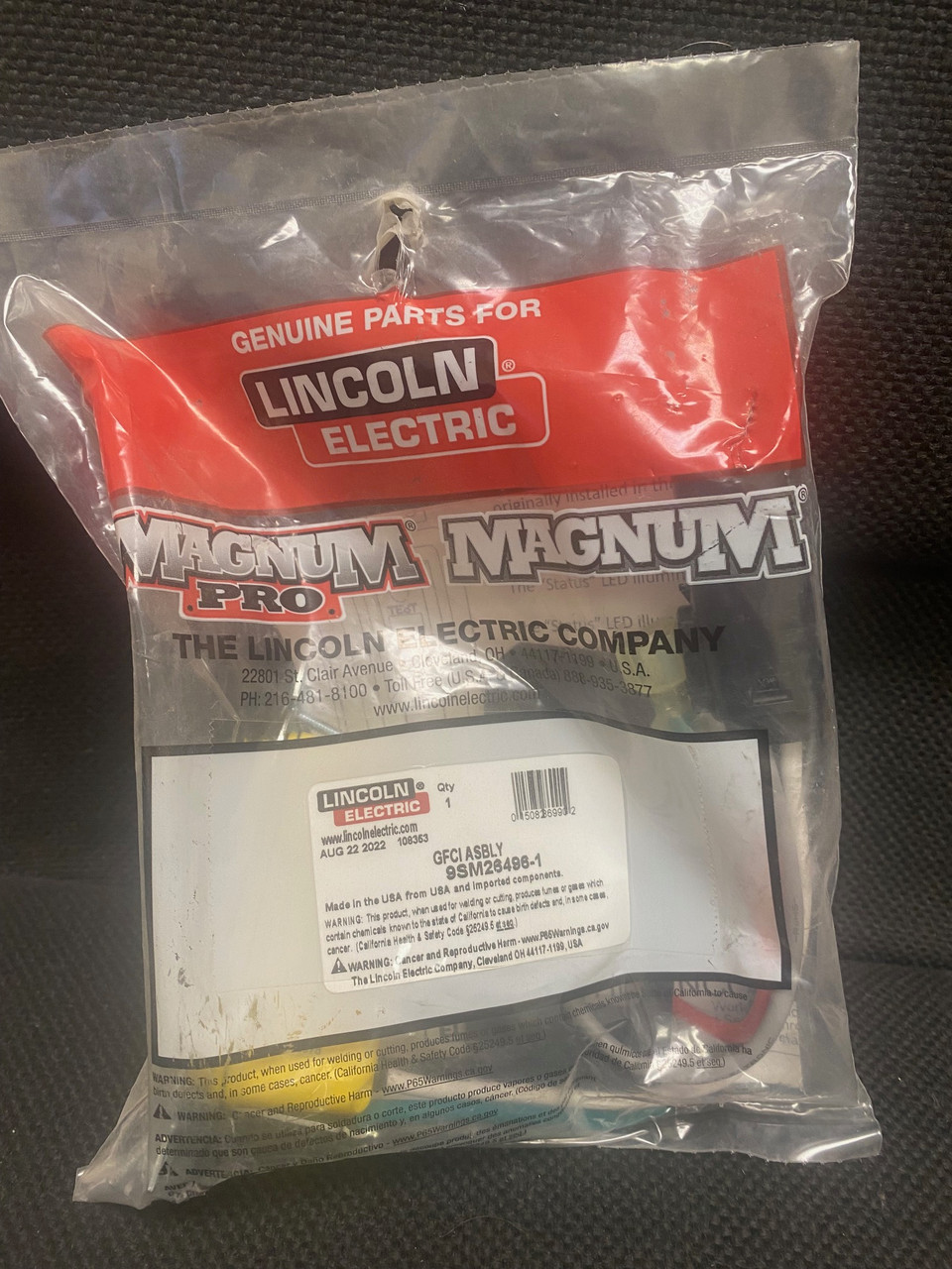 GFCI Assembly Lincoln OEM - rigweldersupply.com