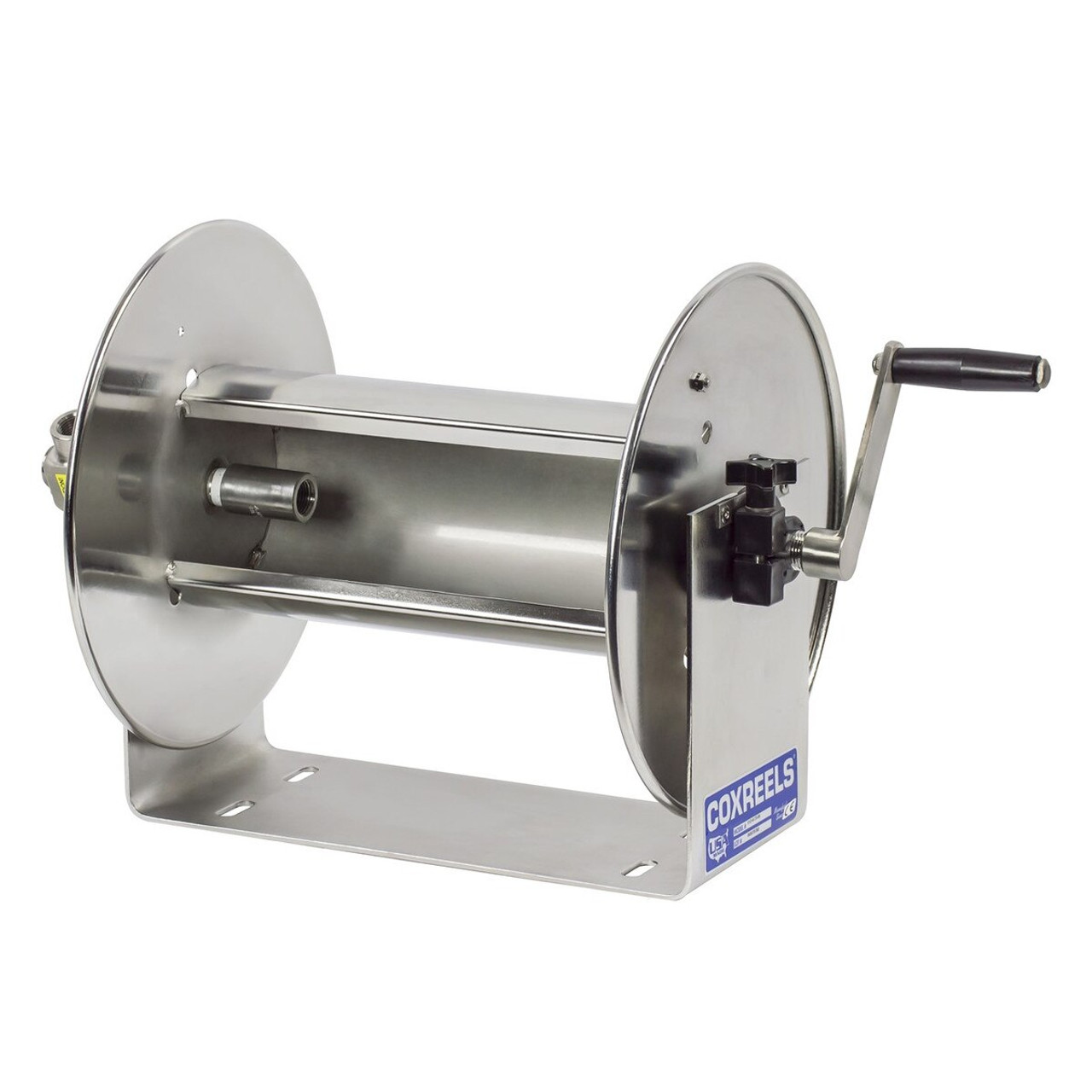 Coxreels 100-SS Hose Reel, 1/2 Inch ID, 7/8 Inch OD, 75 ft L Coxreels 100-SS Hose Reel, 1/2 Inch ID, 7/8 Inch OD, 75 ft L