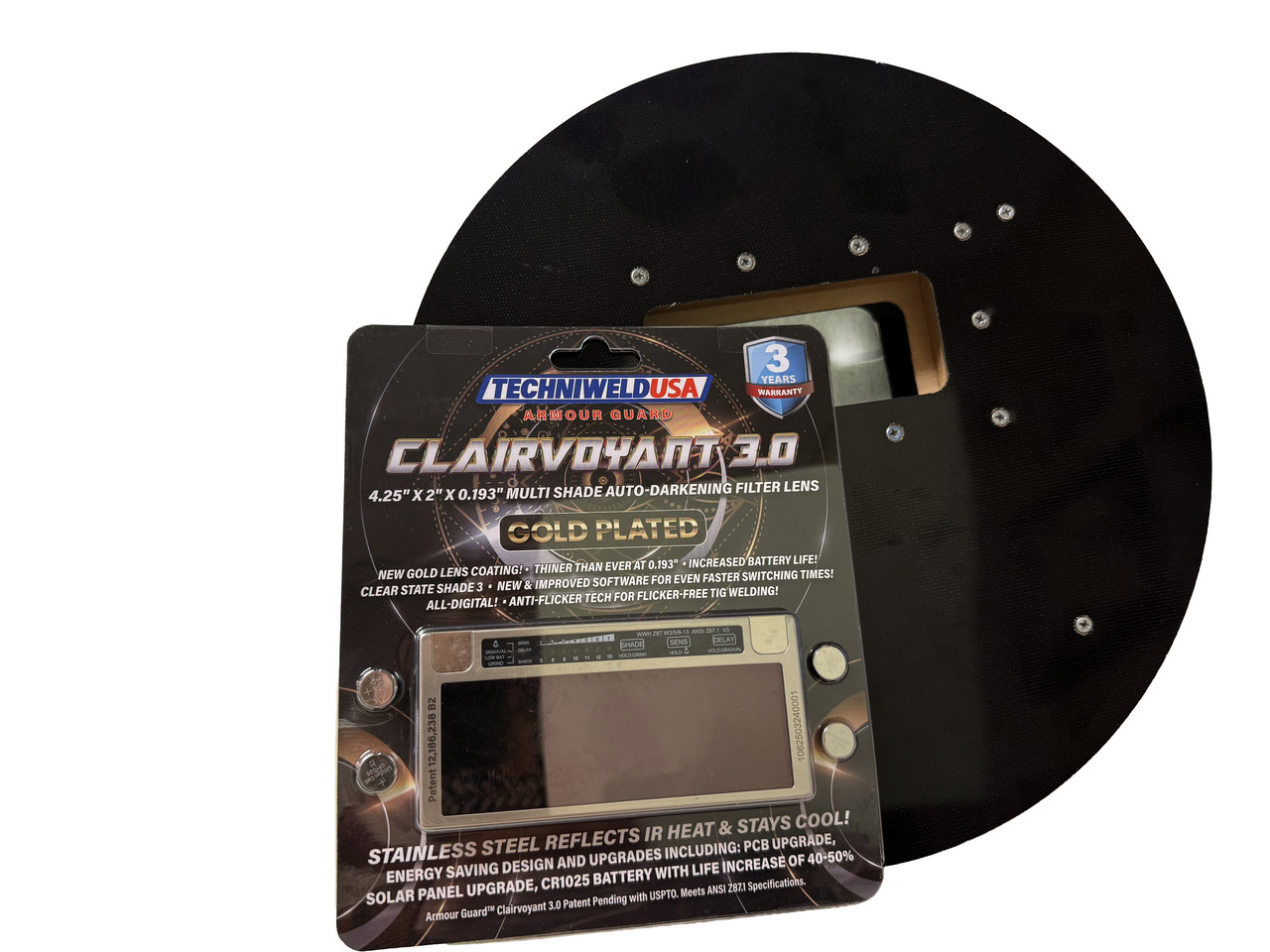 Pancake and Gold Auto Darkening lens - rigweldersupply.com