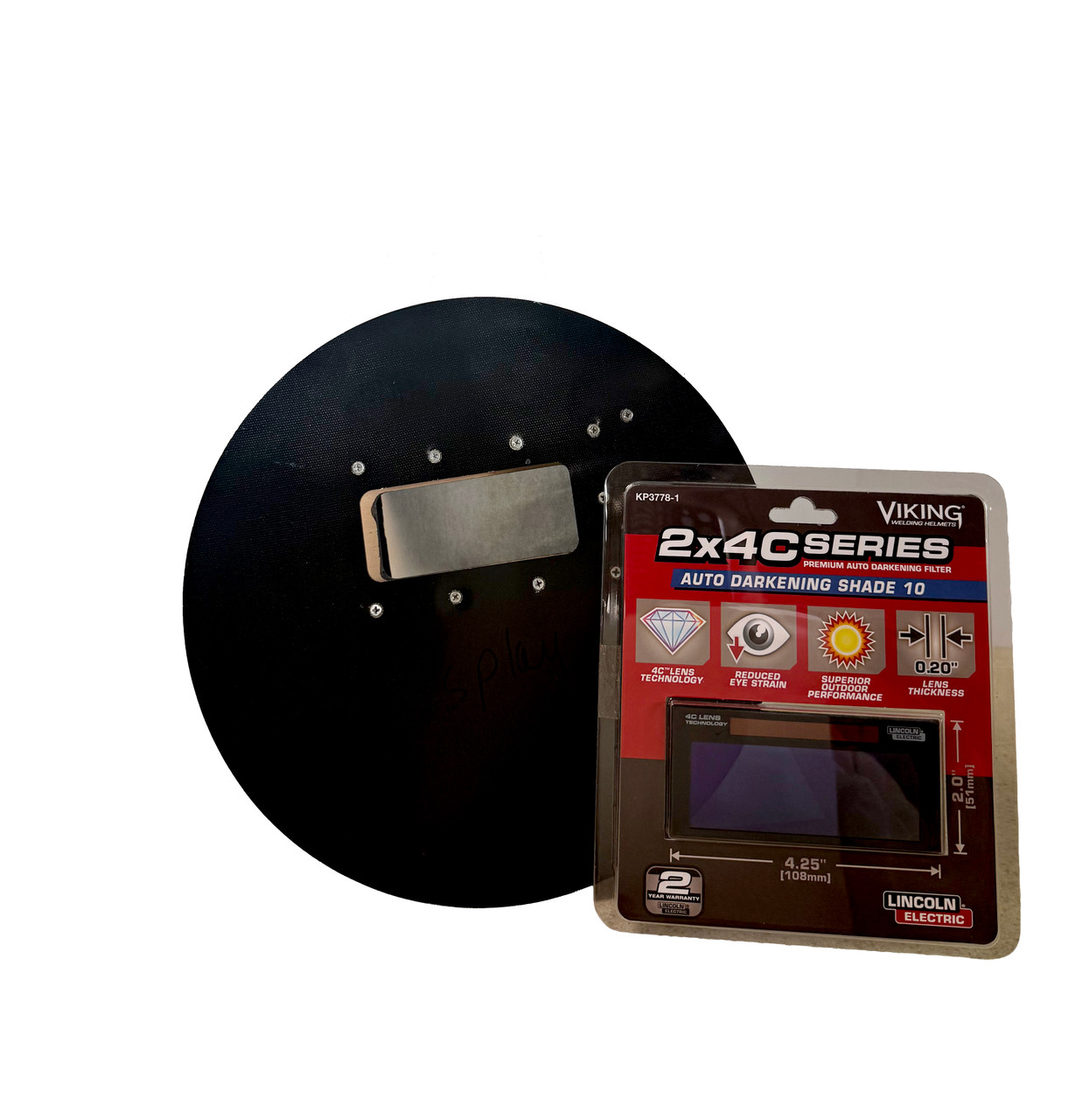 Sarge's Pancake hood & Lincoln Auto Darkening Shade 10