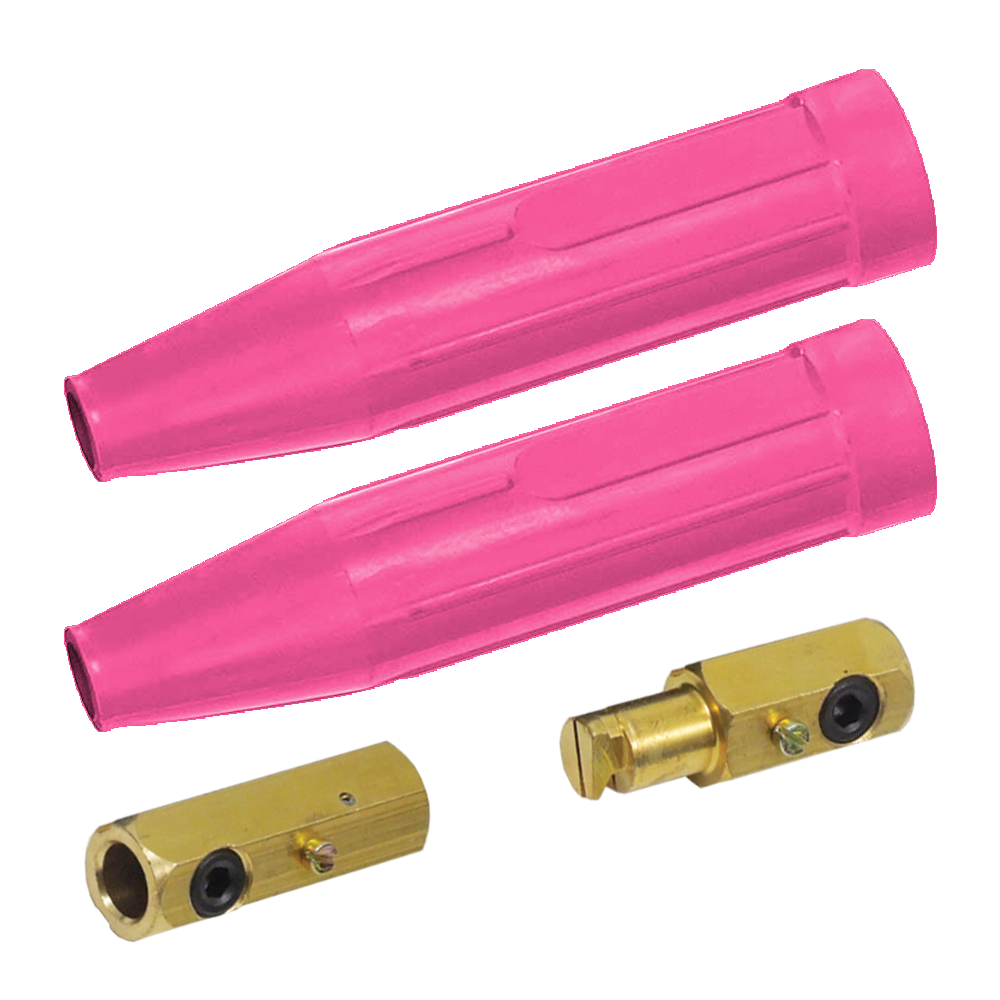Male & Female Pink Tweco MBP Style Connectors 