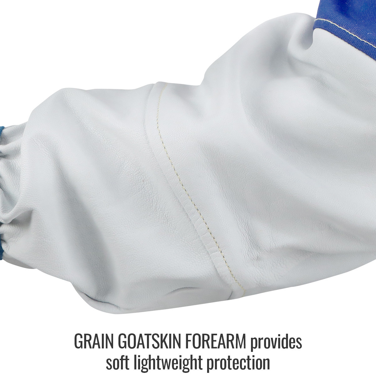 Grain Goatskin & FR Cotton Hybrid Welding Sleeves