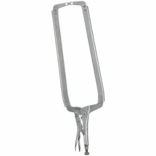 Loking C-Clamp with Regular Tips, 24 in L, 10 in Max, 15-1/2 in Throat D