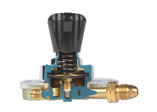 Teaching Aid for cutting Cutaway Harris® Gas Regulator