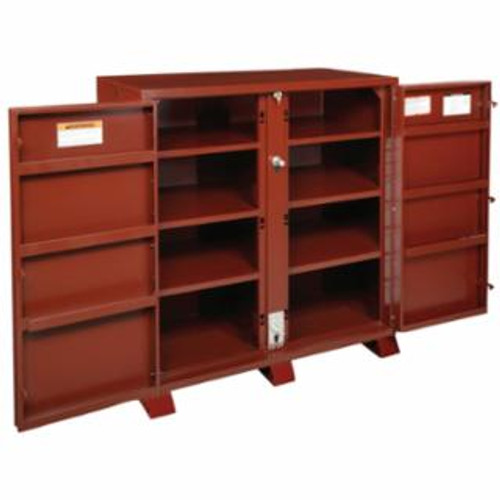 Extra Heavy-Duty Cabinets, 60 1/8W x 24 1/4D x 60 3/4H, 2 Doors, 11 Shelves *FREE SHIPPING