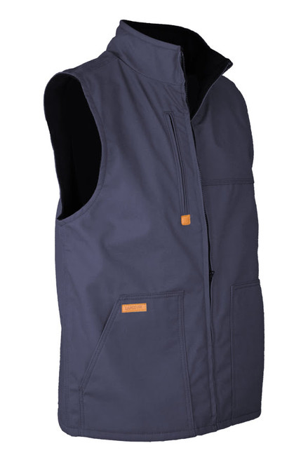 FR Fleece-Lined Vest Navy  | with Windshield Technology