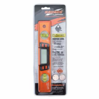 Savage™ Digital Torpedo Magnetic Level, 9 in L, 2 Vials