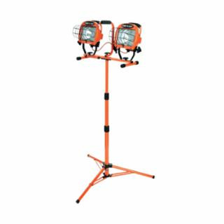 Double Halogen Work Light, 1000 W, Tripod