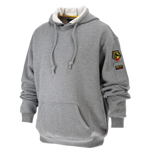 12 oz. AR/FR Cotton Pullover Hooded Sweatshirt, Gray