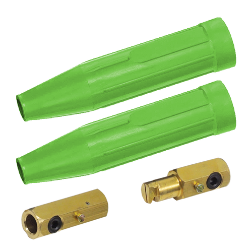Male & Female GREEN Tweco MBP Style Connectors 