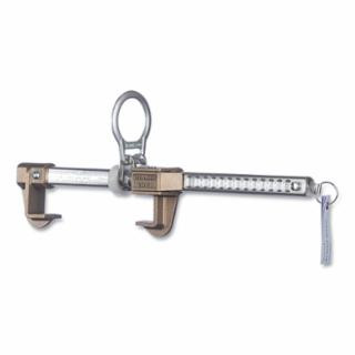  Beamer® 2000 Anchorage Connector, 3.5 in to 14 in W by 1-1/4 in Thick Beam, Pivoting D-Ring, 130 lb to 420 lb Load Capacity