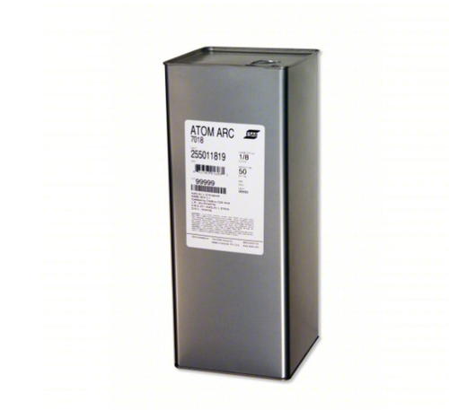 E7018 Atom Arc®  1/8" X 14" Carbon Steel Electrode 50 lb Can *Free Shipping