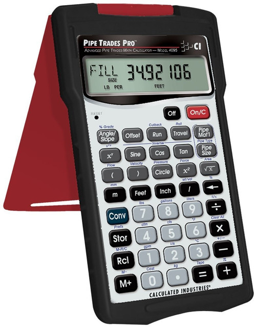 Pipe Trades Pro 4095 Advanced Pipe Trades Math Calculator