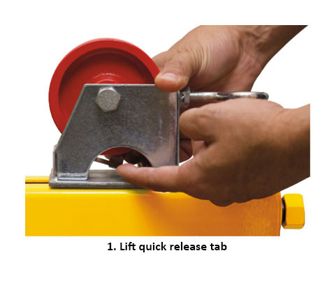 PRO ADJUST-A-ROLL™  Adjustable Pipe  with Steel Wheels