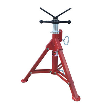 B&B 4000 22-39in Low-V-Head Folding Pipe Jack Stand