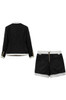 Maya Contrast Tweed Blazer Shorts Set