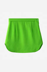 Neon green mini skirt