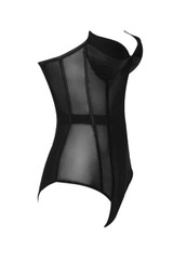 Tyra Black Mesh Bodysuit