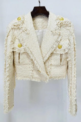 Brea Tweed Cropped Jacket