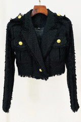 Brea Tweed Cropped Jacket