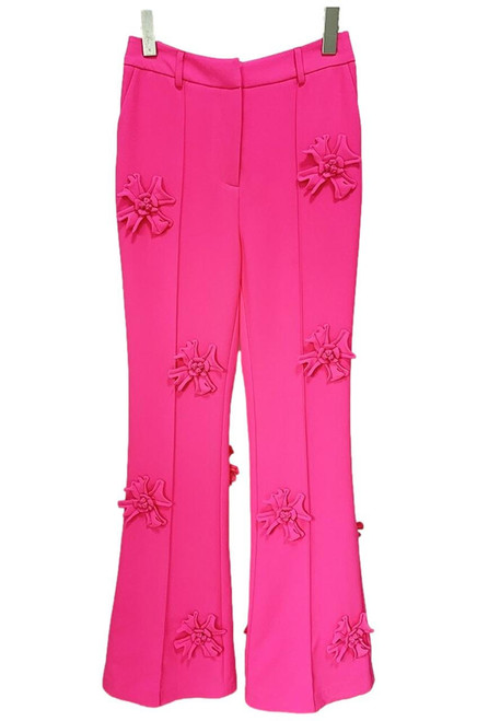 Embroidered Floral Pants