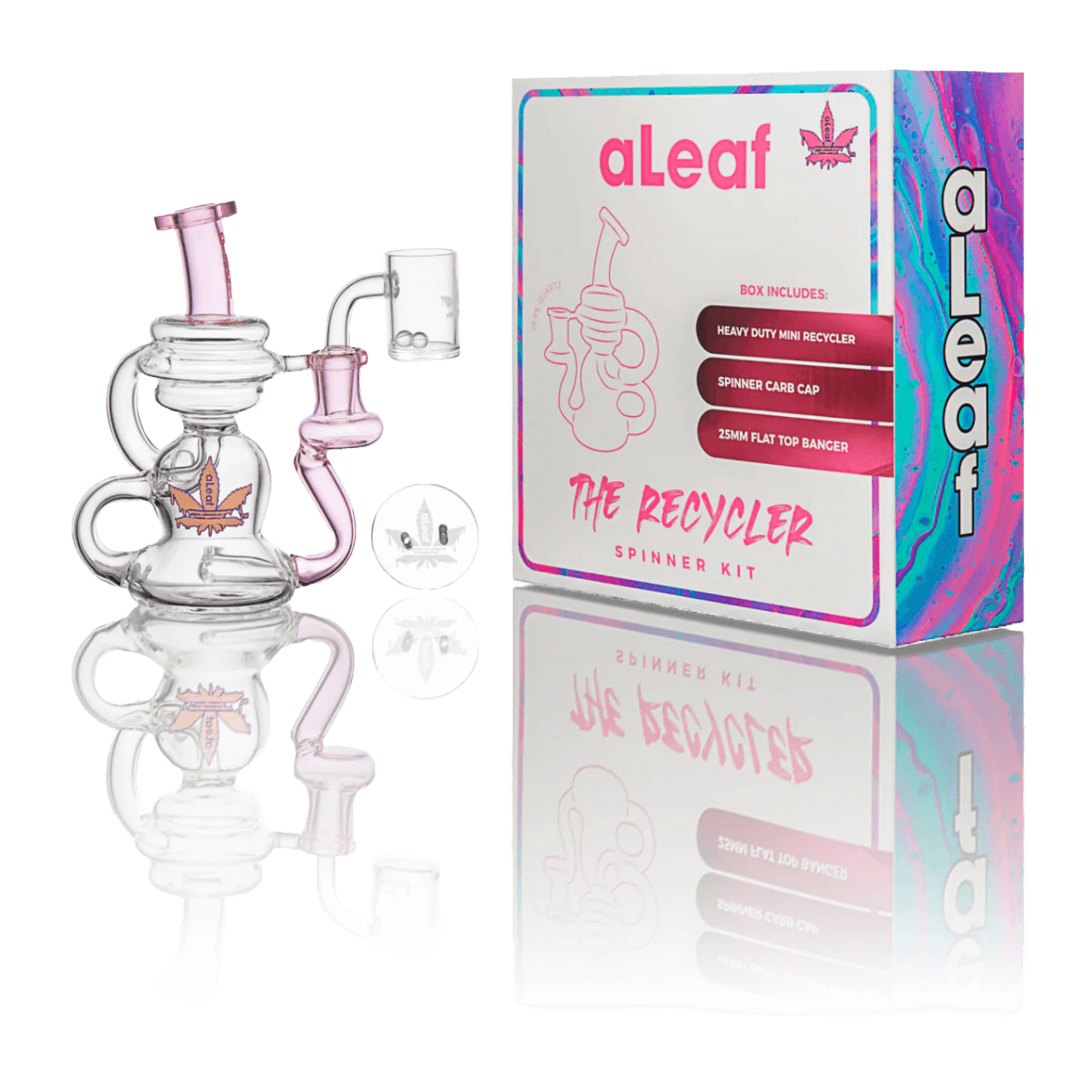 Aleaf Glass The Recycler Spinner Kit Elevate Your Dabbing Experience