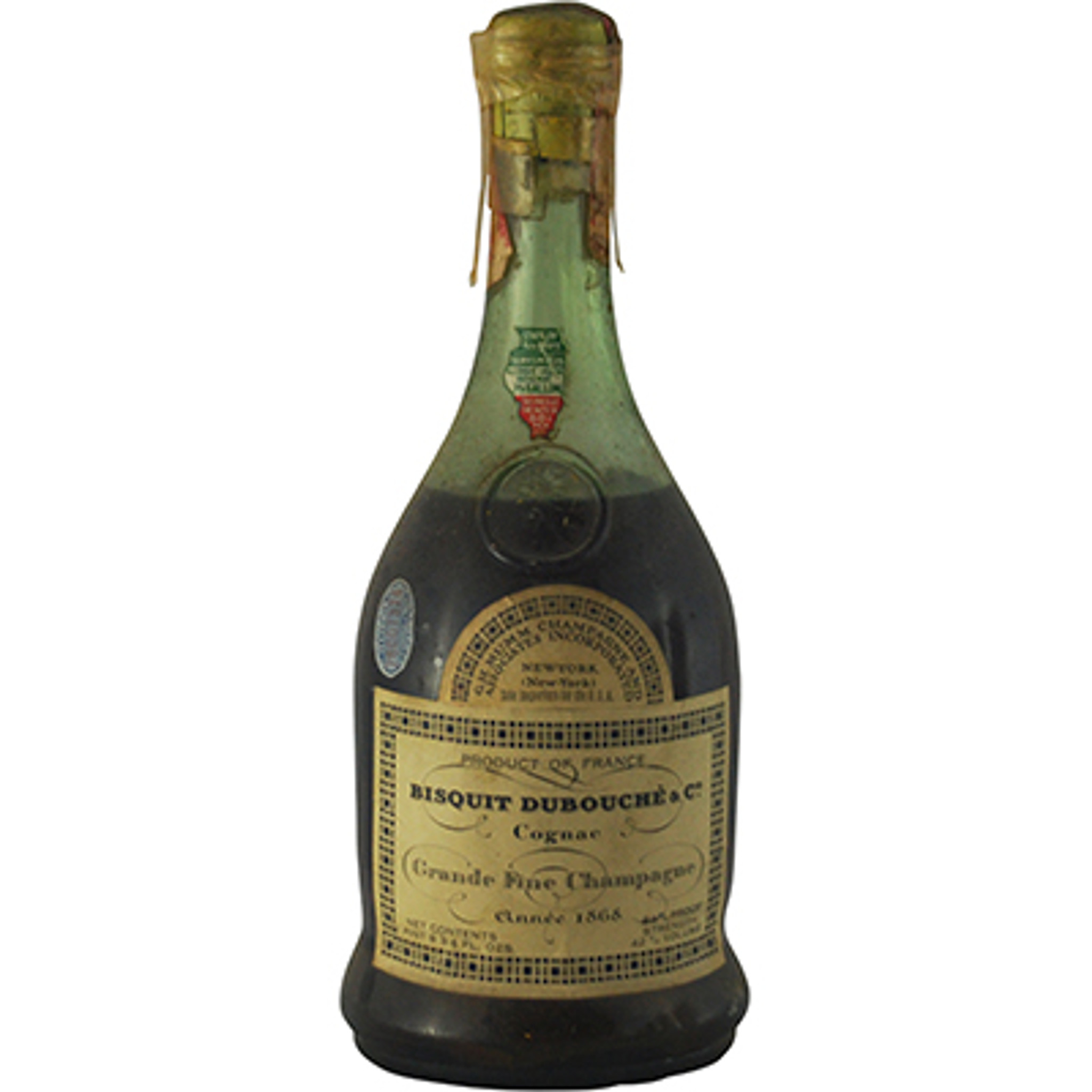 Bisquit Dubouche & Co Grande Champagne Cognac 1930s Bottling