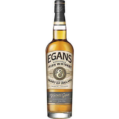 Plaque Métal Publicitaire Ancienne Egan's Irish Whiskey - 20x30cm Bombée
