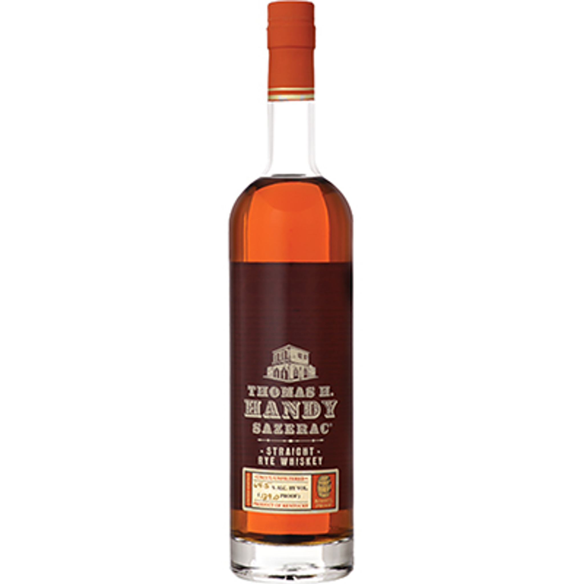 Thomas H Handy Sazerac Straight Rye Whiskey Barrel Proof Uncut Unfiltered Antique Collection 2020 Release